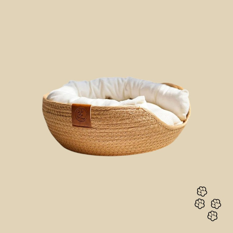 Handmade Pet Bamboo Bed 🛏️