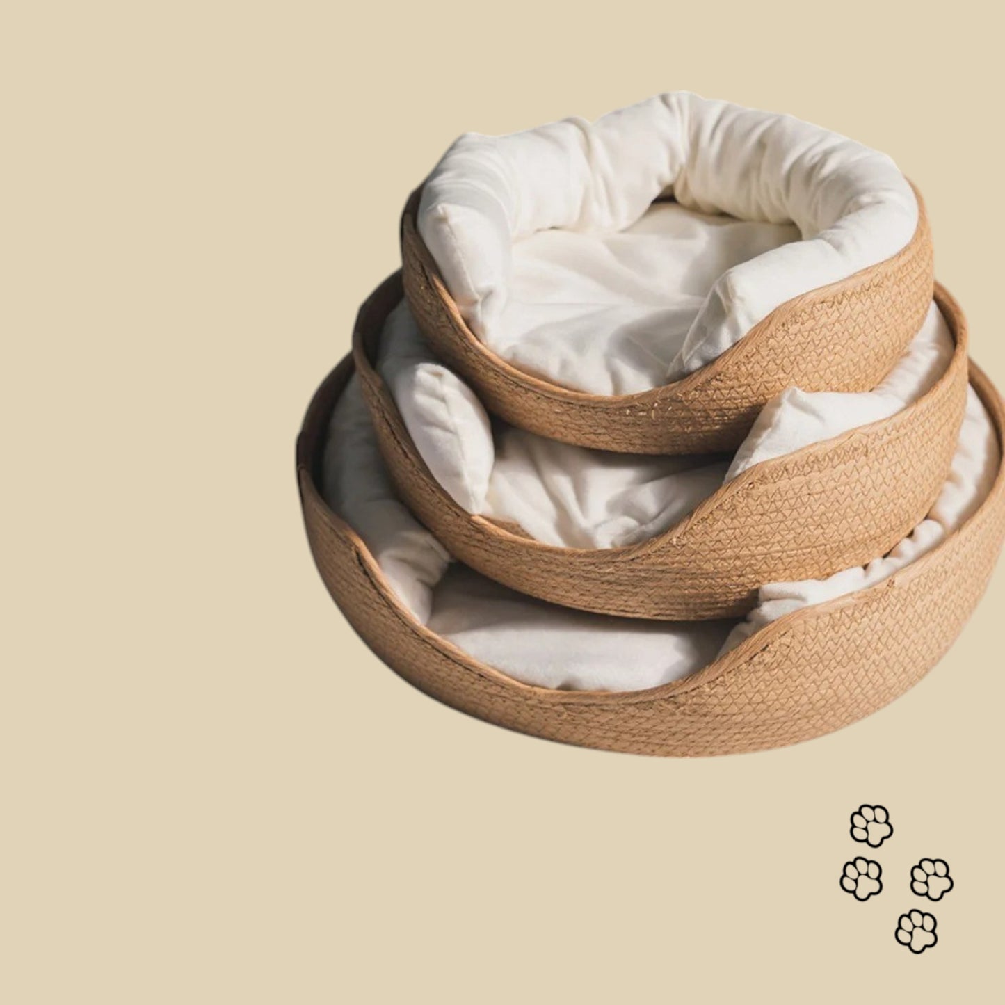 Handmade Pet Bamboo Bed 🛏️