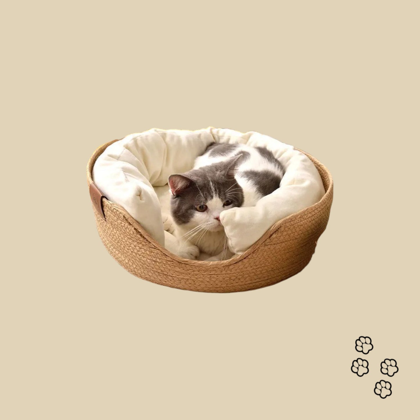 Handmade Pet Bamboo Bed 🛏️